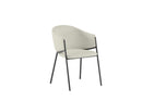 Set 2 Sedie Medea 53x60x78 cm in Tessuto Easy-Clean Bouclé Avorio      