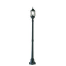Lampada Palo Medio per Giardino Colore Grigio per Esterno Linea Molata Sovil