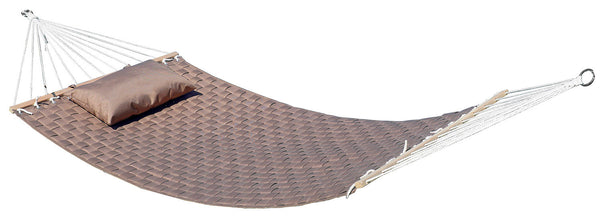 Amaca da Giardino 200x110 cm con Intreccio Imbottito Taupe online