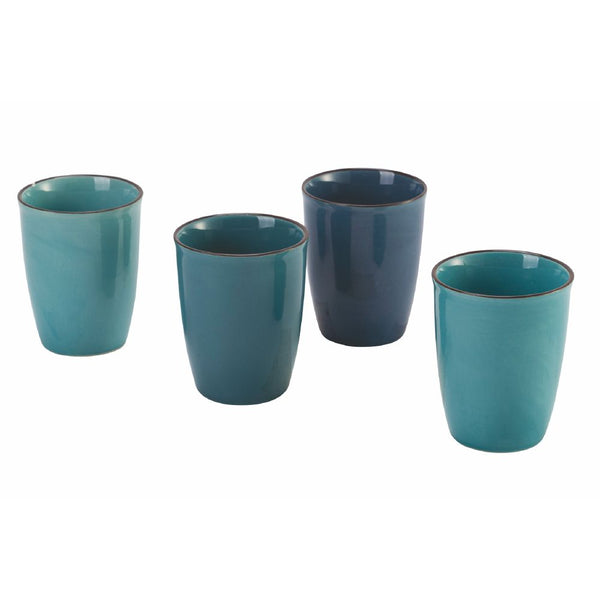 Set 4 Acqua Baita Steingutgläser Villa d'Este Home Tivoli Acqua Ocean acquista
