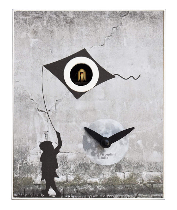 Wandkuckucksuhr 16,5x20x10cm Pirondini Italia D'Apres Bansky prezzo
