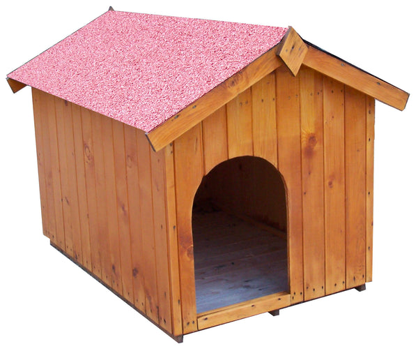 Cuccia per Cani Taglia Media 80x120x85 cm in Legno Naturale acquista