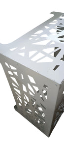 Copri Condizionatore 96x52x82 cm in Alluminio Glam L Bianco Seconda Scelta