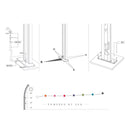 Doccia Solare da Giardino 25L Miscelatore e Lavapiedi Arkema Jolly S Champagne Bronze