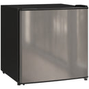 Mini Frigorifero da 46L con Scomparto per Ghiaccio Porta Reversibile Temperatura Regolabile Argento      