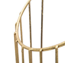 Porta Ombrelli Glam Stick 25,5x18,5x60 cm in Ferro Oro