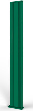 Doccia Solare da Giardino 40L Miscelatore e Lavapiedi Arkema Dada S Fascia Inox Verde Scuro