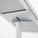 Espositore a Leggio con Piantana 29x47,7x2,3 cm in Alluminio Porta Menù Silver