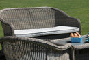 Set Salotto da Giardino in Polyrattan Baltimora Grigio