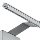 Applique Minimal Alluminio Silver Lampada Bagno Led 5 watt Luce Calda