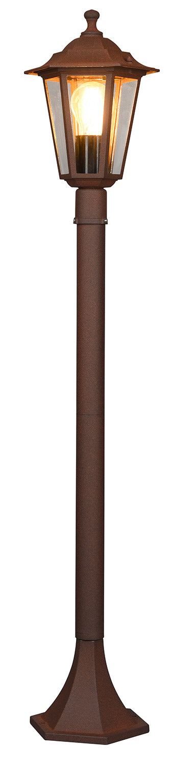 online Lampada Palo da Esterno Attacco E27 in Alluminio Ruggine