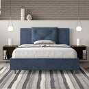 Letto Matrimoniale Appia Blu Varie Misure