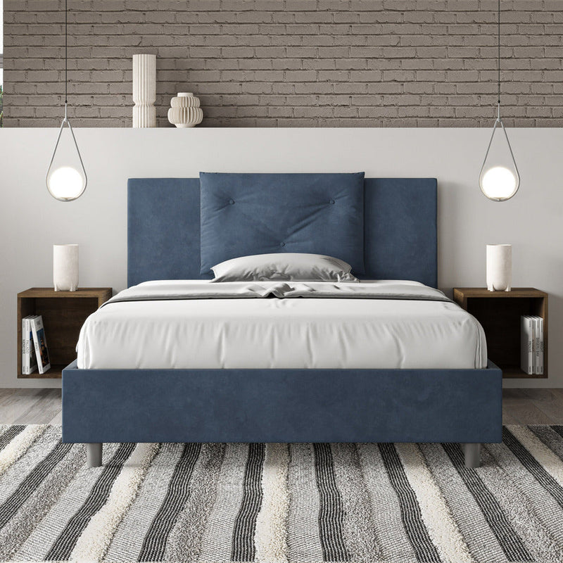 Letto Matrimoniale Appia Blu Varie Misure