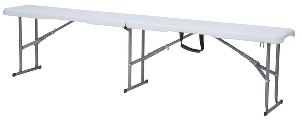 Klappbank für Catering 183 x 28 x 43 cm aus weißem Polyethylen acquista