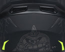 Casco Integrale per Scooter Visiera Lunga CGM Tampere Indian 316S Giallo Fluo Opaco Varie Misure
