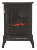 Camino Elettrico da Terra Effetto Fiamma 2000W Kooper London Nero