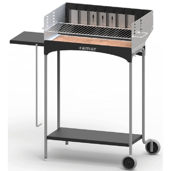 sconto Holz- und Holzkohlegrill Famur BK 4 verchromter Grill