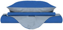 Copripiumino con Sacco e Federe Doubleface Royal\/Azzurro