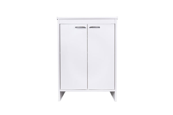 Mobile Lavanderia da Esterno 60x49x84 cm in PVC Bianco acquista