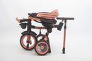 Passeggino Triciclo per Bambini 1-3 Anni Trico Luxury Gold 7 Modalità di Guida Rosa