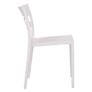 Set 6 Sedie 81x46x52 cm in Polipropilene Bianco