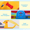 Altalena a Bilico per Bambini 150x32x60 cm in Plastica Multicolore