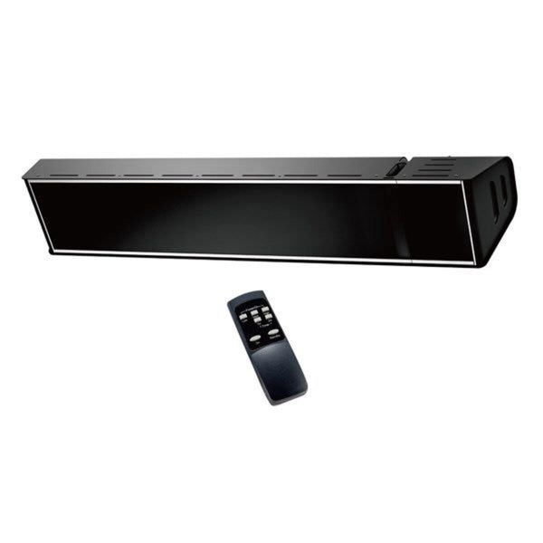 Outdoor Herd Infrarotstrahler 13,9x11x74,2cm 2000W Sined Schwarz sconto