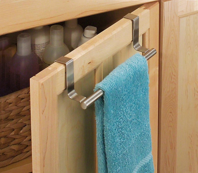 Porta asciugamani salvaspazio 36x8x6 cm in acciaio appendibile
