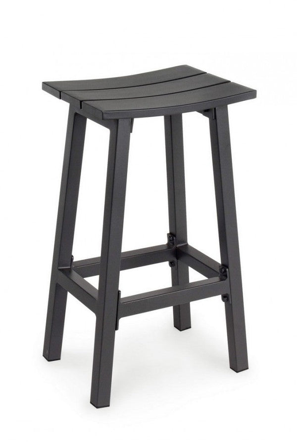 sconto Sgabello Bar 41,8x31x71h cm Skipper Antracite