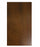 Set 6 Pezzi Pannello Decorativo Effetto Metallo 120x60 cm in PVC UV Ultra Slim Corten