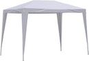 Gazebo da Giardino in Acciaio 2x3m Bauer Bianco