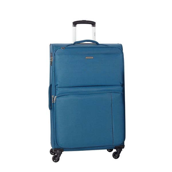 prezzo Trolley Valigia Grande Espandibile in Poliestere TSA Ravizzoni Manila Blu Petrolio