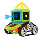 Costruzioni Magnetiche 3D Gioco Calamitato 27 Pezzi Magformers Mezzi Cingolati