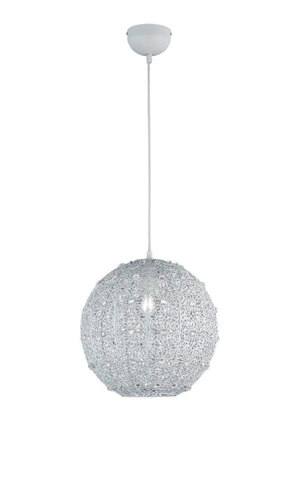 Innenpendelleuchte E27 aus weißem Metall prezzo