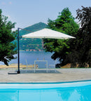 Ombrellone Decentrato da Giardino 3x4m California in Alluminio e Poliestere Ecrù