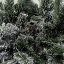 Albero di Natale Artificiale Innevato Grinch Slim Verde Varie Misure