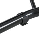 Cavalletto Posteriore per Moto 78x55x37 cm con Tappetino Antiscivolo e Adattatori Regolabili Capacità 200 kg in Acciaio e PP      