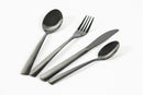 Servizio Set di Posate 24 Pezzi in Acciaio Nero Lucido Villa d'Este Home Tivoli Modern