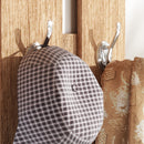 Mobile Guardaroba per Ingresso con Specchio Appendiabiti e Scarpiera Regolabile 90x24x177 cm Bianco e Noce  