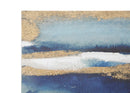 Dipinto su Tela Dark Blue 60x2,7x80 cm in Legno di Pino e Canvas Multicolor