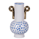 Vaso con Manici 11x13x20 cm  in Porcellana VdE Tivoli 1996 Egeo