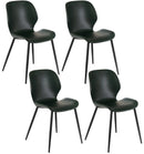 Set 4 Sedie 55x45xH83 cm in Soft-Touch Diana Verde Scuro