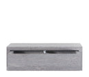 Mensola da Parete 1 Cassetto 45x13,4x23,7 cm in Fibra di Legno Lego Maxi Rovere Grigio New