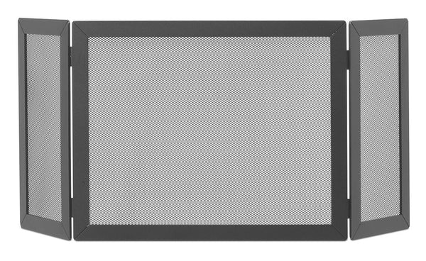 Parascintille con Antine 90x40 cm per Camino a Legna in Ferro Belfer 3008 Antracite