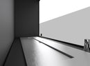 Camino a Bioetanolo da Incasso 60x45 cm  Corner 600 Left Nero