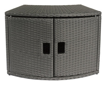 acquista SPA-Schrank mit Türen für runde Whirlpoolwanne 60 x 30 x 57 cm Grau
