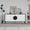 Madia 4 Ante 180x35,6x82 cm in MDF Gora Bianco