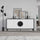 Madia 4 Ante 180x35,6x82 cm in MDF Gora Bianco