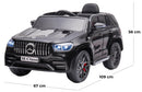 Macchina Elettrica per Bambini 12V con Licenza Mercedes M-Class Nera