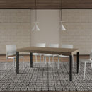  Tavolo Allungabile 180-440x90x77 cm Everyday Premium Tortora Gambe Antracite